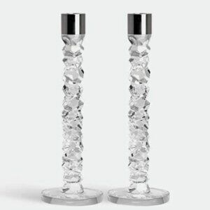 Four Orrefors Candlesticks
